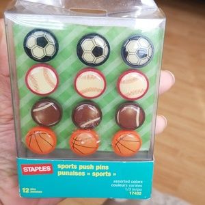 Sports Push Pins Sports Thumb Tacks